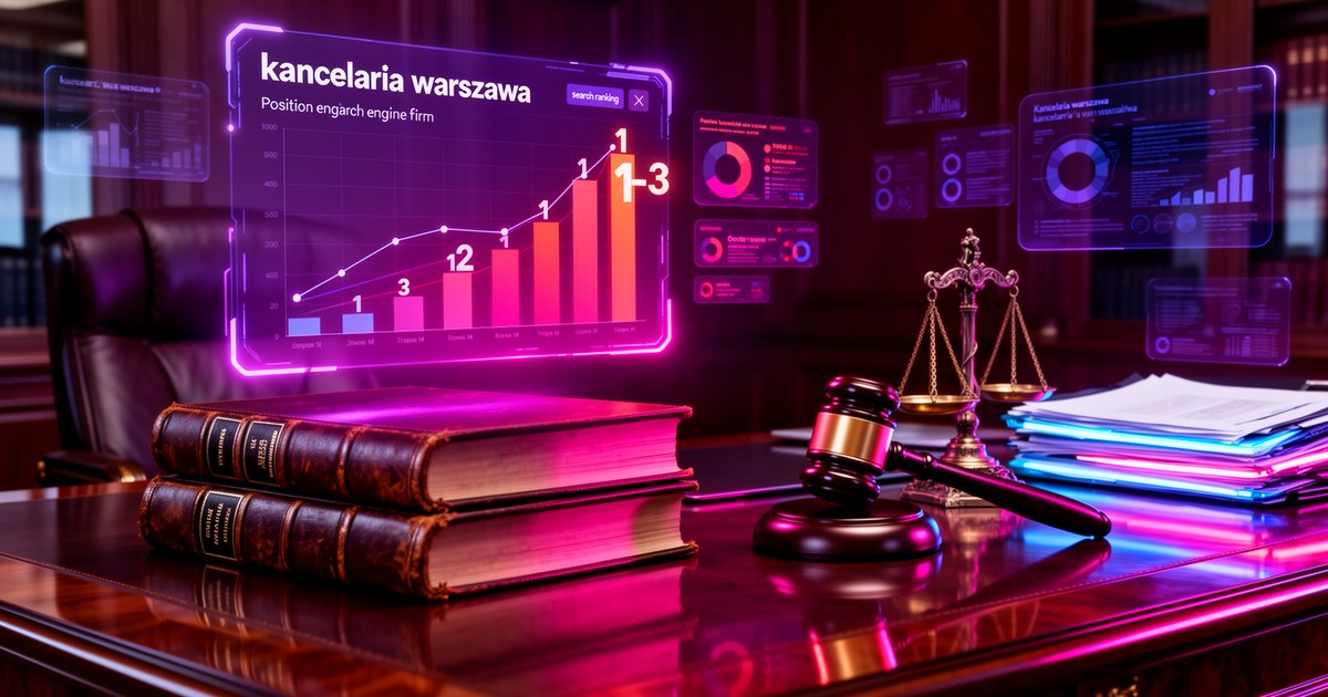 SEO dla kancelarii prawnej – cennik 3–12 tys zł/mc 2026