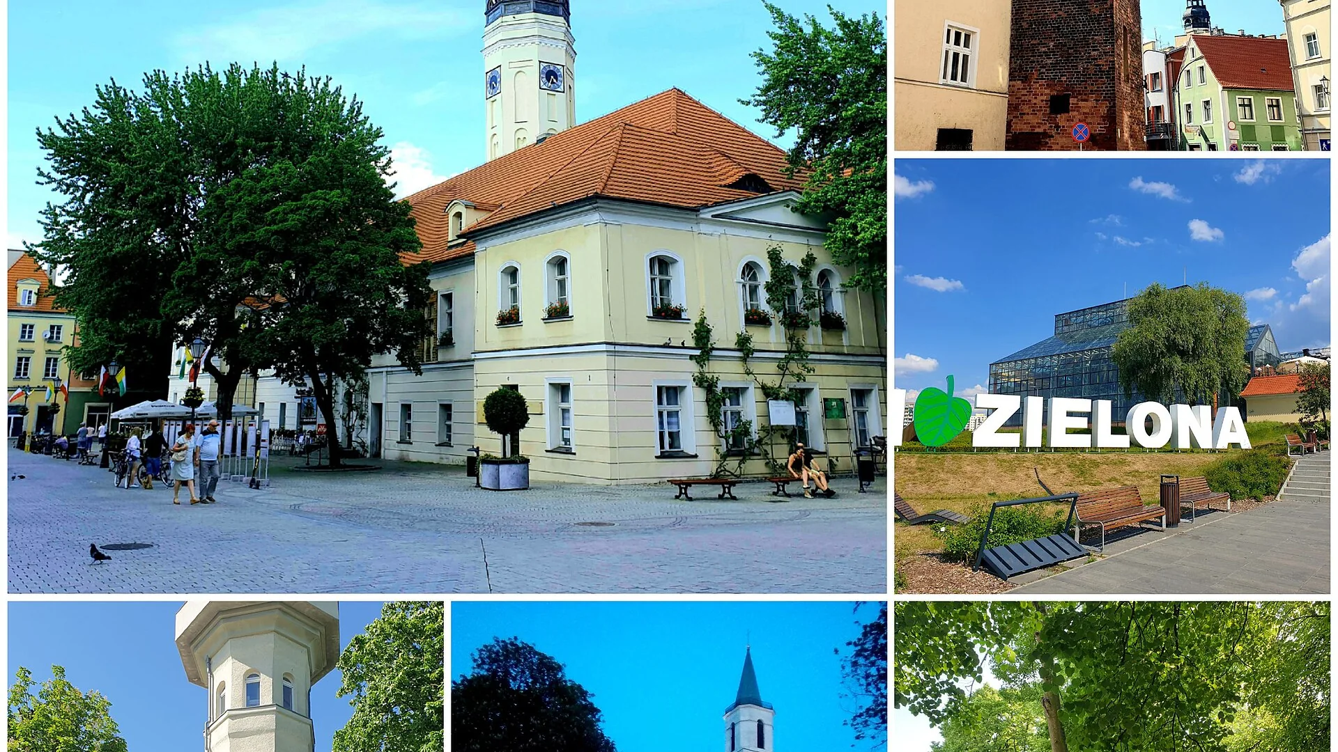 Zielona Góra - panorama miasta, Strony internetowe w Zielonej Górze
