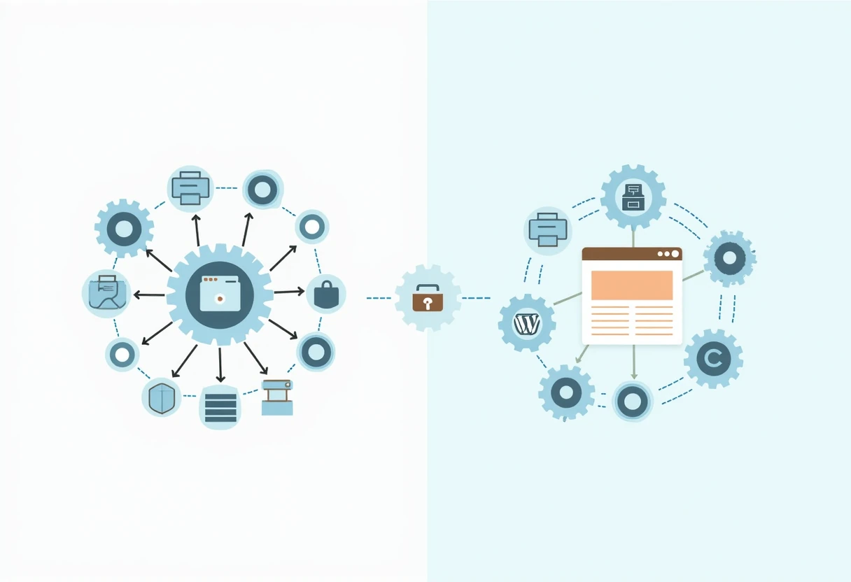 WordPress czy custom CMS: 5 kluczowych kryteriów wyboru 2 WordPress czy custom CMS